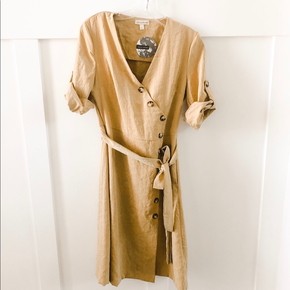 Mustard Wrap Dress